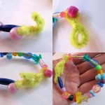 Pipe cleaner beaded bracelets - Projects for Preschoolers